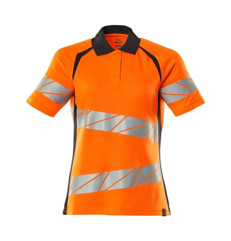 ⁨MASCOT® Koszulka polo ACCELERATE SAFE (kolor pomarańcz hi-vis/ciemny granat, rozmiar 2XLONE)⁩ w sklepie Wasserman.eu