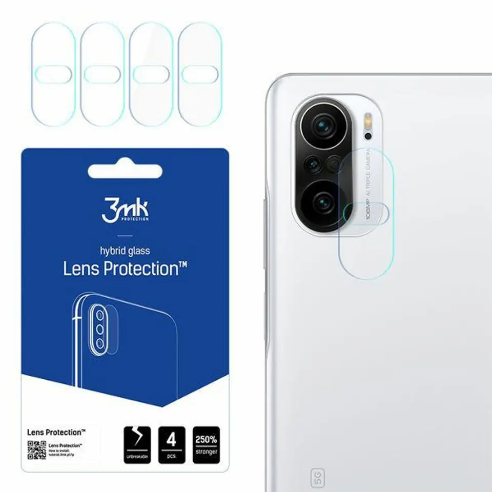 ⁨3MK Lens Protect Xiaomi Mi 11i 5G Camera Lens Protection 4pcs⁩ at Wasserman.eu