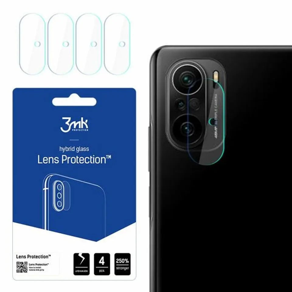 ⁨3MK Lens Protect Xiaomi Poco F3 5G Camera Lens Protection 4pcs⁩ at Wasserman.eu