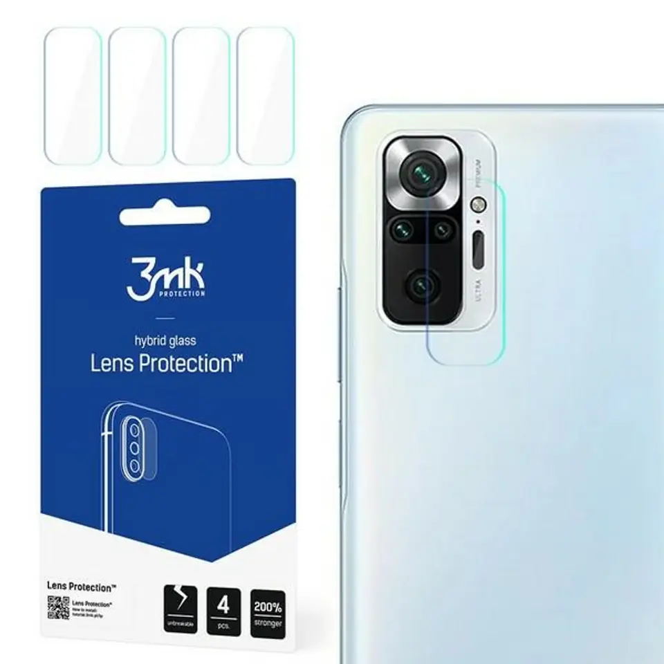 ⁨3MK Lens Protect Xiaomi Redmi Note 10 Pro Ochrona na obiektyw aparatu 4szt⁩ w sklepie Wasserman.eu