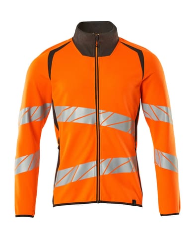 ⁨MASCOT® Bluza z zamkiem błyskawicznym ACCELERATE SAFE (kolor pomarańcz hi-vis/ciemny antracyt, rozmiar XS)⁩ w sklepie Wasserman.eu