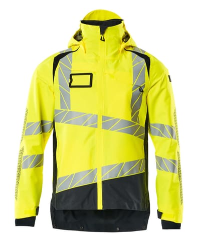 ⁨MASCOT® Kurtka membranowa ACCELERATE SAFE (kolor żółty hi-vis/ciemny granat, rozmiar 5XL)⁩ w sklepie Wasserman.eu