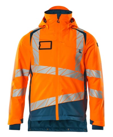 ⁨MASCOT® Kurtka zimowa ACCELERATE SAFE (kolor pomarańcz hi-vis/ciemna petrolowy, rozmiar 2XL)⁩ w sklepie Wasserman.eu