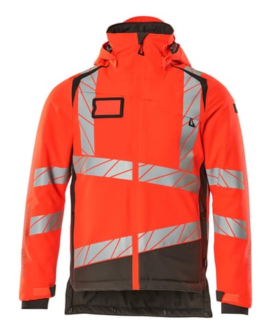 ⁨MASCOT® Kurtka zimowa ACCELERATE SAFE (kolor czerwień hi-vis/ciemny antracyt, rozmiar 2XL)⁩ w sklepie Wasserman.eu
