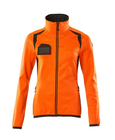 ⁨MASCOT® Bluza polarowa z zamkiem błyskawicznym ACCELERATE SAFE (kolor pomarańcz hi-vis/ciemny antracyt, rozmiar 2XL)⁩ w sklepie Wasserman.eu