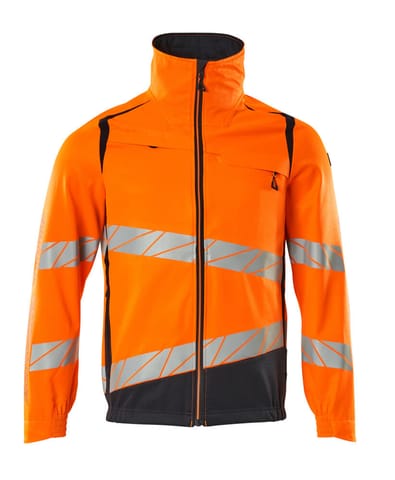 ⁨MASCOT® Kurtka ACCELERATE SAFE (kolor pomarańcz hi-vis/ciemny granat, rozmiar 2XL)⁩ w sklepie Wasserman.eu