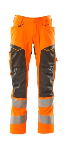 ⁨MASCOT® Spodnie z kieszeniami na kolanach ACCELERATE SAFE (kolor pomarańcz hi-vis/ciemny antracyt, rozmiar 90C54)⁩ w sklepie Wasserman.eu