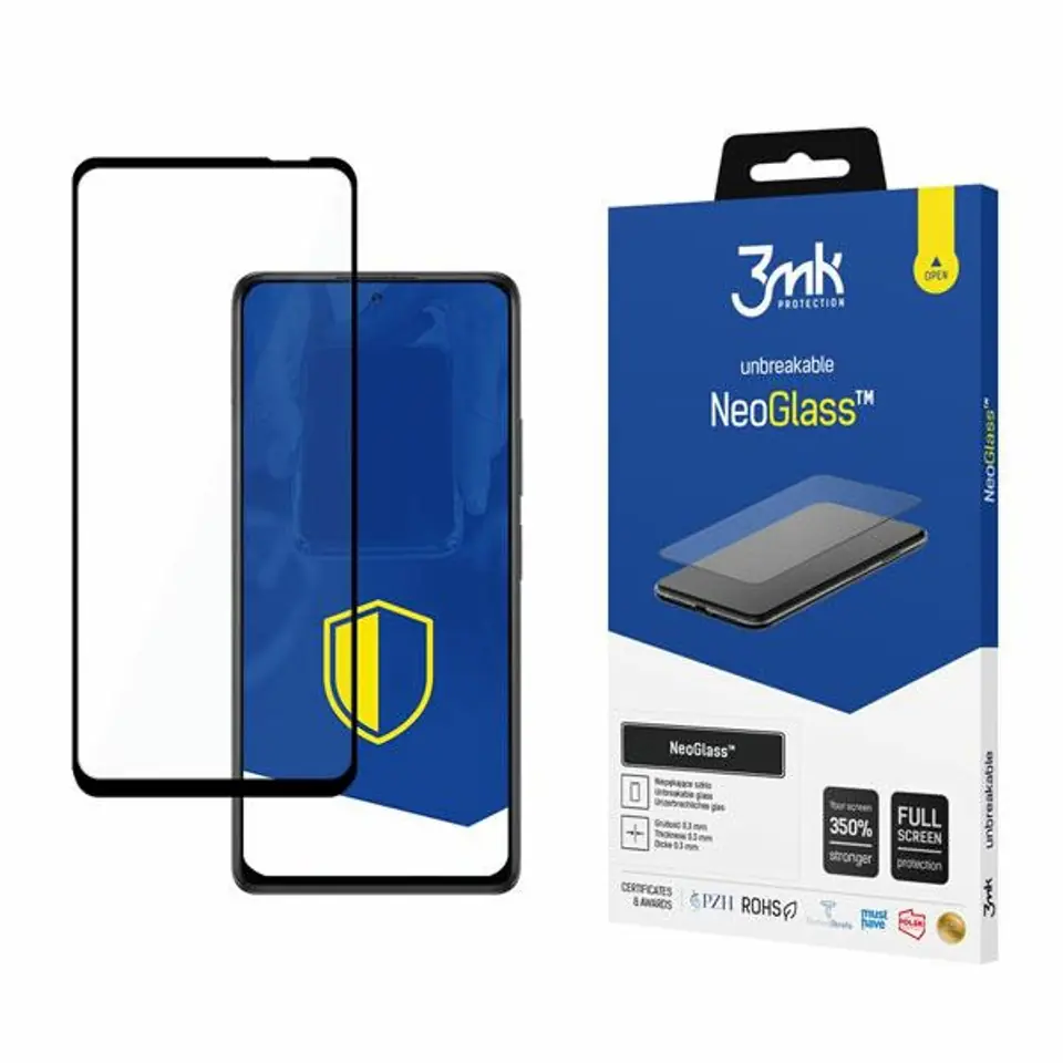 ⁨3MK NeoGlass Xiaomi Redmi Note 10 Pro czarny/black⁩ w sklepie Wasserman.eu