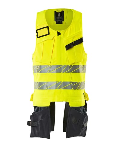 ⁨MASCOT® Kamizelka na narzędzia ACCELERATE SAFE (kolor żółty hi-vis/ciemny granat, rozmiar L)⁩ w sklepie Wasserman.eu