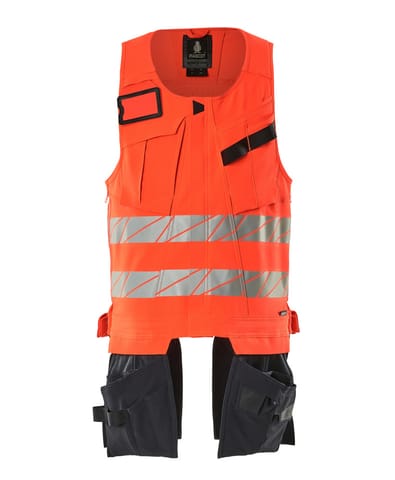 ⁨MASCOT® Kamizelka na narzędzia ACCELERATE SAFE (kolor czerwień hi-vis/ciemny granat, rozmiar L)⁩ w sklepie Wasserman.eu