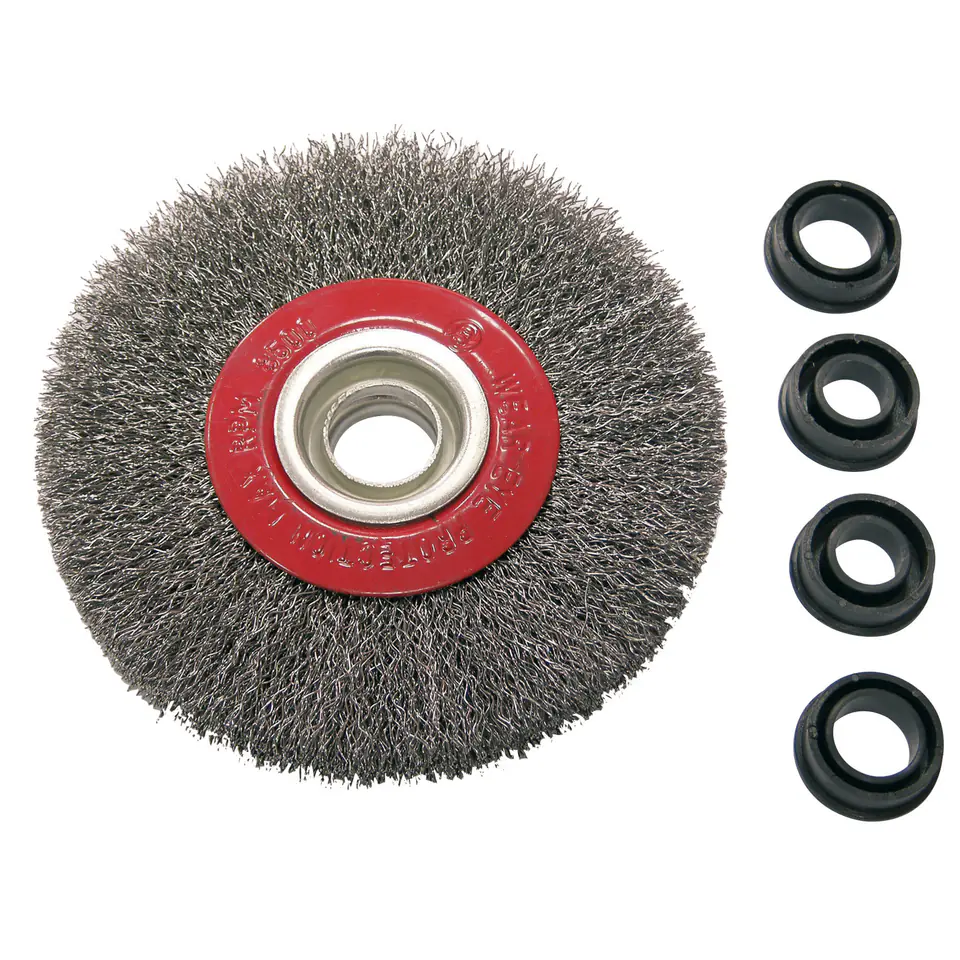 ⁨Corrugated steel wire disc brush. fi=150mm proline⁩ at Wasserman.eu