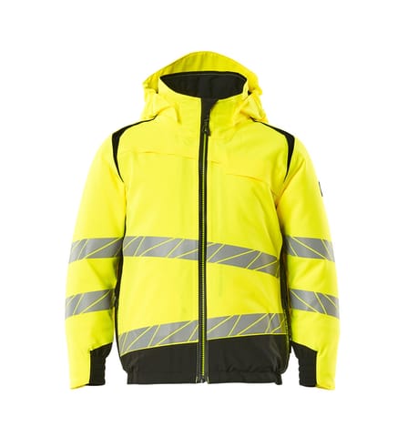 ⁨MASCOT® Kurtka zimowa dla dzieci ACCELERATE SAFE (kolor żółty hi-vis/czerń, rozmiar 104)⁩ w sklepie Wasserman.eu