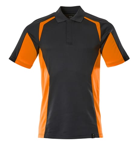 ⁨MASCOT® Koszulka polo ACCELERATE SAFE (kolor ciemny granat/pomarańcz hi-vis, rozmiar L)⁩ w sklepie Wasserman.eu