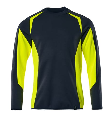 ⁨MASCOT® Bluza ACCELERATE SAFE (kolor ciemny granat/żółty hi-vis, rozmiar L)⁩ w sklepie Wasserman.eu