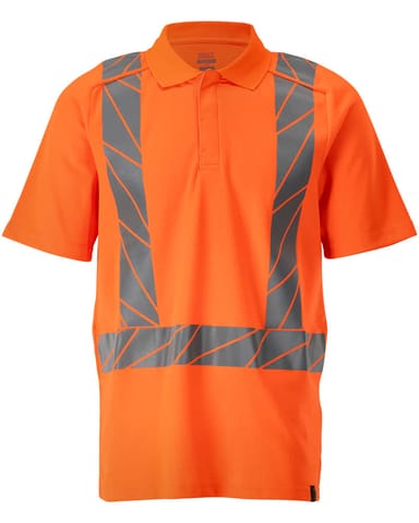 ⁨MASCOT® Koszulka polo ACCELERATE SAFE (kolor pomarańcz hi-vis , rozmiar L)⁩ w sklepie Wasserman.eu
