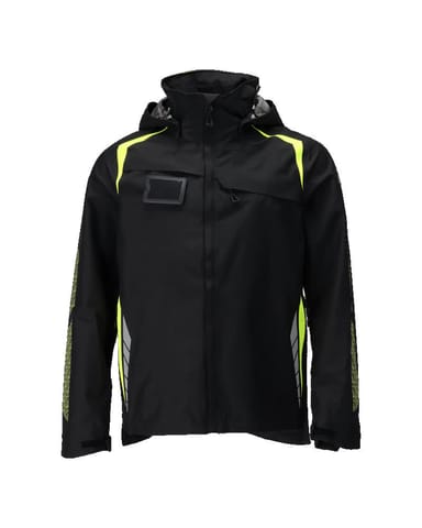 ⁨MASCOT® Kurtka membranowa ACCELERATE SAFE (kolor czerń/żółty hi-vis, rozmiar L)⁩ w sklepie Wasserman.eu