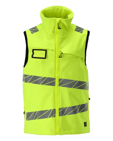 ⁨MASCOT® Kamizelka softshell ACCELERATE SAFE (kolor żółty hi-vis, rozmiar 4XL)⁩ w sklepie Wasserman.eu