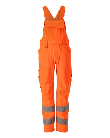⁨MASCOT® Ogrodniczki z kieszeniami na kolanach ACCELERATE SAFE (kolor pomarańcz hi-vis , rozmiar 76C52)⁩ w sklepie Wasserman.eu