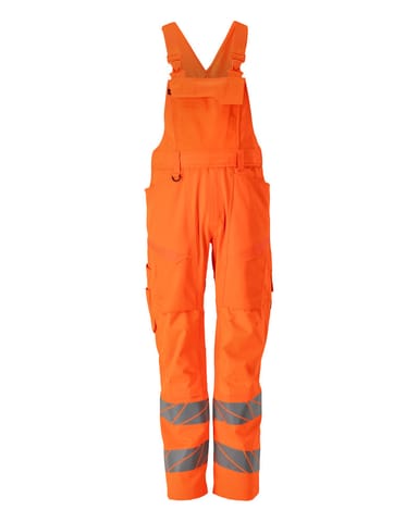 ⁨MASCOT® Ogrodniczki z kieszeniami na kolanach ACCELERATE SAFE (kolor pomarańcz hi-vis , rozmiar 76C48)⁩ w sklepie Wasserman.eu