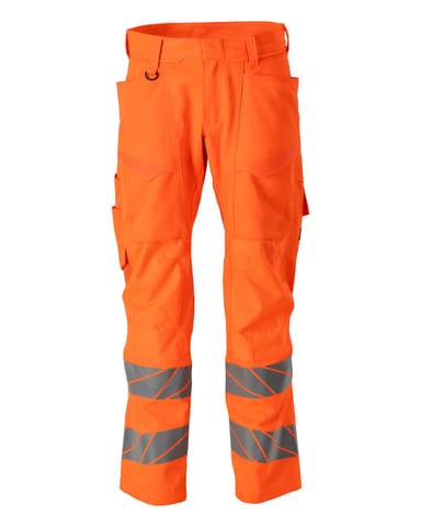 ⁨MASCOT® Spodnie z kieszeniami na kolanach ACCELERATE SAFE (kolor pomarańcz hi-vis , rozmiar 82C45)⁩ w sklepie Wasserman.eu