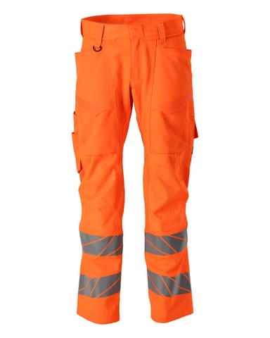 ⁨MASCOT® Spodnie z kieszeniami na kolanach ACCELERATE SAFE (kolor pomarańcz hi-vis , rozmiar 82C47)⁩ w sklepie Wasserman.eu