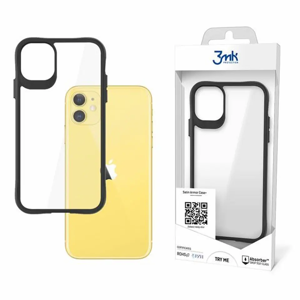 ⁨3MK SatinArmor+ Case iPhone 11 Military Grade⁩ w sklepie Wasserman.eu