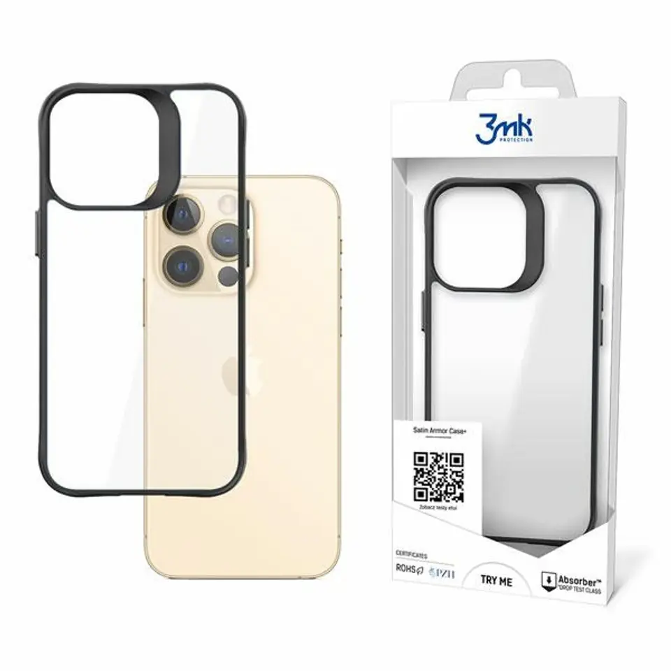 ⁨3MK SatinArmor+ Case iPhone 13 Pro Max Military Grade⁩ at Wasserman.eu