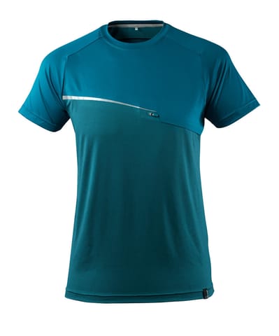 ⁨MASCOT® T-Shirt ADVANCED (kolor ciemna petrolowy, rozmiar L)⁩ w sklepie Wasserman.eu
