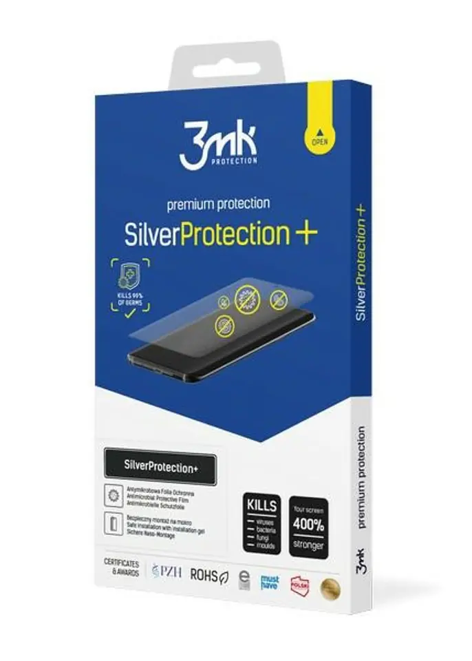 ⁨3MK Silver Protect+ iPhone 12 Mini 5.4" Wet Antimicrobial Film⁩ at Wasserman.eu