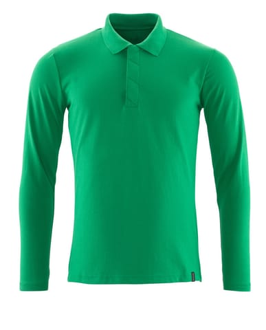 ⁨MASCOT® Koszulka polo z długimi rękawami CROSSOVER (kolor zielona trawa, rozmiar L  ONE)⁩ w sklepie Wasserman.eu