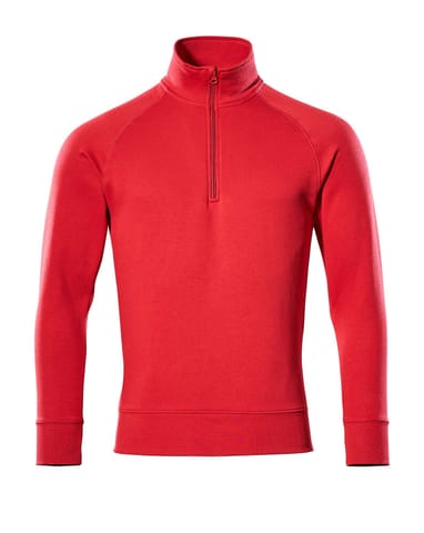 ⁨MASCOT® Bluza z krótkim zamkiem błyskawicznym CROSSOVER (kolor czerwień , rozmiar L)⁩ w sklepie Wasserman.eu