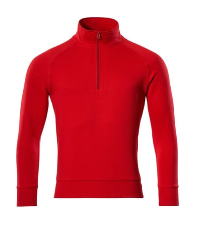 ⁨MASCOT® Bluza z krótkim zamkiem błyskawicznym CROSSOVER (kolor czerwień kubańska, rozmiar L)⁩ w sklepie Wasserman.eu