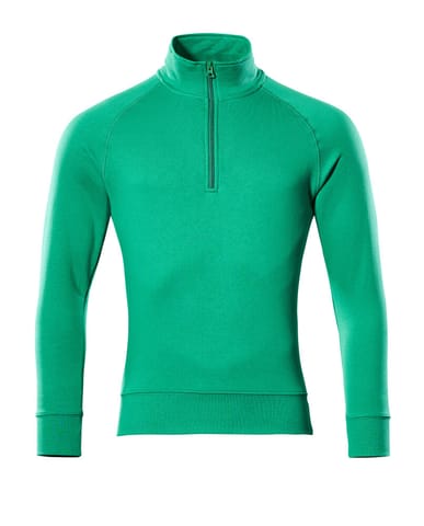 ⁨MASCOT® Bluza z krótkim zamkiem błyskawicznym CROSSOVER (kolor zielona trawa, rozmiar L)⁩ w sklepie Wasserman.eu