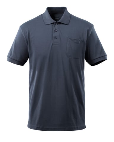 ⁨MASCOT® Koszulka polo z kieszenią na piersi CROSSOVER (kolor ciemny granat, rozmiar L)⁩ w sklepie Wasserman.eu