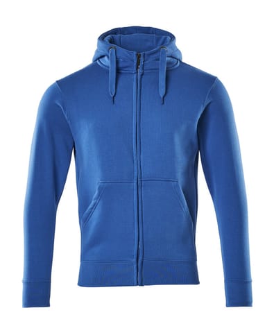 ⁨MASCOT® Bluza z kapturem z zamkiem błyskawicznym CROSSOVER (kolor błękitny, rozmiar L)⁩ w sklepie Wasserman.eu