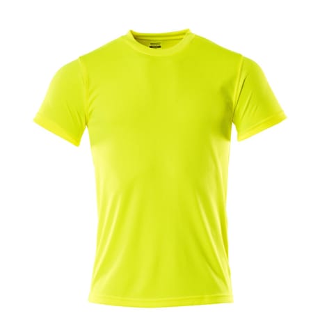 ⁨MASCOT® T-Shirt CROSSOVER (kolor żółty hi-vis, rozmiar L)⁩ w sklepie Wasserman.eu