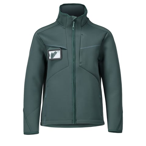 ⁨MASCOT® Kurtka softshell CUSTOMIZED (kolor leśna zieleń, rozmiar L)⁩ w sklepie Wasserman.eu