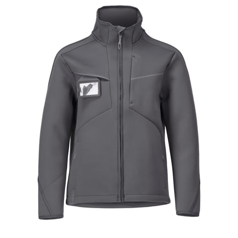 ⁨MASCOT® Kurtka softshell CUSTOMIZED (kolor kamienna szarość, rozmiar L)⁩ w sklepie Wasserman.eu