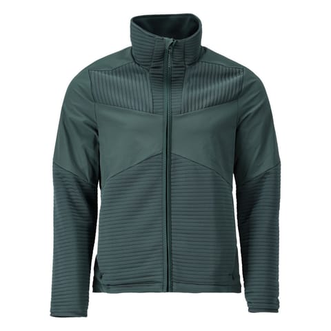 ⁨MASCOT® Bluza polarowa z zamkiem błyskawicznym i podszewką CUSTOMIZED (kolor leśna zieleń, rozmiar L)⁩ w sklepie Wasserman.eu