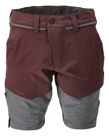 ⁨MASCOT® Szorty CUSTOMIZED (kolor bordowy/kamienna szarość, rozmiar 24C45)⁩ w sklepie Wasserman.eu
