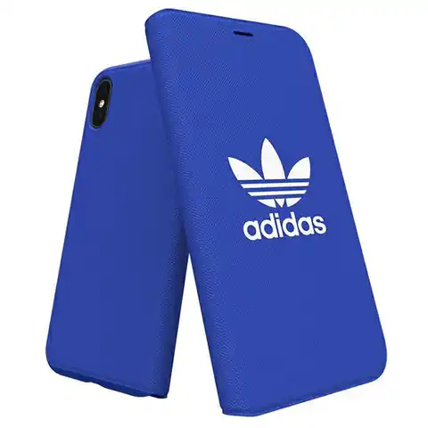 ⁨Adidas Booklet Case Canvas iPhone X/Xs blue/blue 30279⁩ at Wasserman.eu