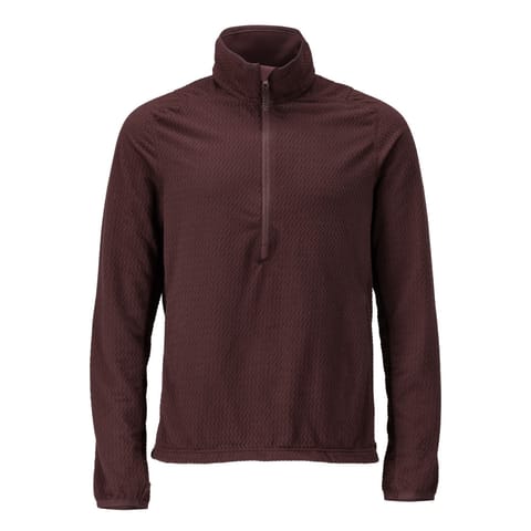 ⁨MASCOT® Bluza mikropolarowa z krótkim zamkiem błyskawicznym CUSTOMIZED (kolor bordowy, rozmiar L)⁩ w sklepie Wasserman.eu