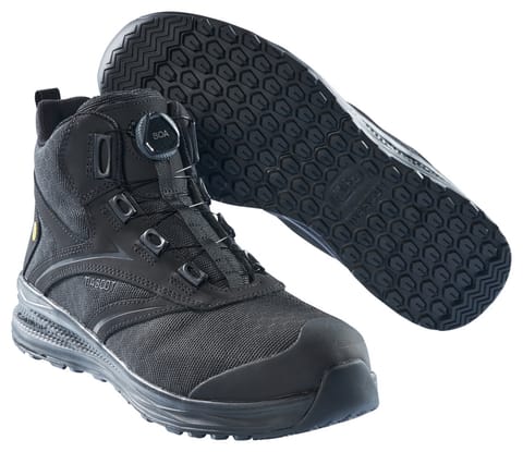 ⁨MASCOT® Buty ochronne FOOTWEAR CARBON (kolor czerń/czerń, rozmiar 36)⁩ w sklepie Wasserman.eu