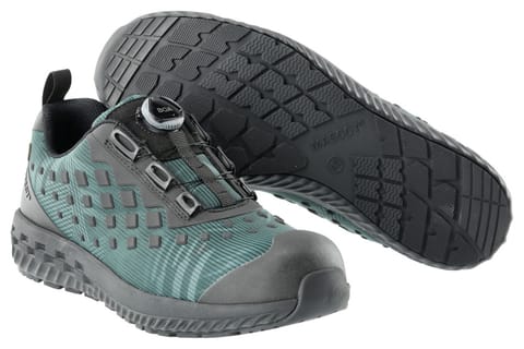 ⁨MASCOT® Obuwie ochronne FOOTWEAR CUSTOMIZED (kolor leśna zieleń/czerń, rozmiar 40)⁩ w sklepie Wasserman.eu