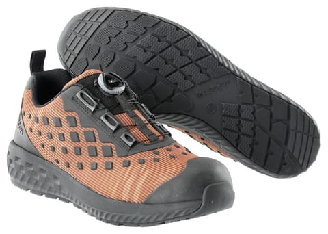 ⁨MASCOT® Obuwie ochronne FOOTWEAR CUSTOMIZED (kolor orzechowy brąz/czerń, rozmiar 42)⁩ w sklepie Wasserman.eu