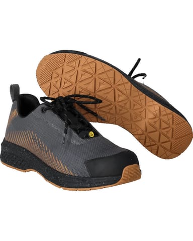 ⁨MASCOT® Obuwie ochronne FOOTWEAR CUSTOMIZED (kolor kamienna szarość/orzechowy brąz, rozmiar 1048)⁩ w sklepie Wasserman.eu