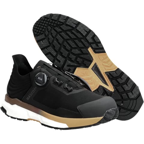 ⁨MASCOT® Obuwie ochronne FOOTWEAR CUSTOMIZED (kolor czerń/ciemny piasek, rozmiar 0839)⁩ w sklepie Wasserman.eu