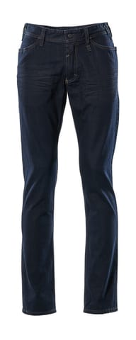 ⁨MASCOT® Dżinsy FRONTLINE (kolor sprany ciemno niebieski denim, rozmiar W30L34)⁩ w sklepie Wasserman.eu