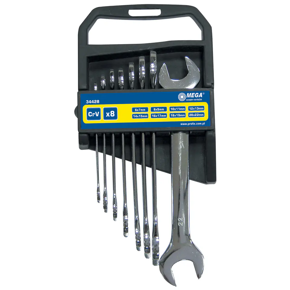 ⁨Flat wrenches pcs.8 (6*7-20*22mm), cv⁩ at Wasserman.eu