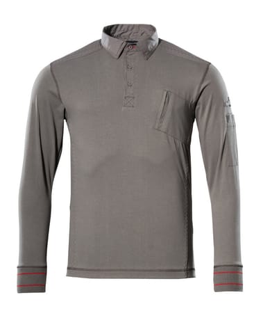 ⁨MASCOT® Bluza polo FRONTLINE (kolor jasny antracyt, rozmiar L)⁩ w sklepie Wasserman.eu
